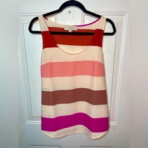 Striped LOFT tank top size medium☀️